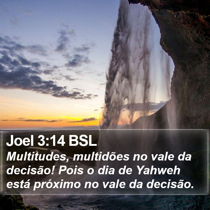 Joel 3:14 BSL Bible Study