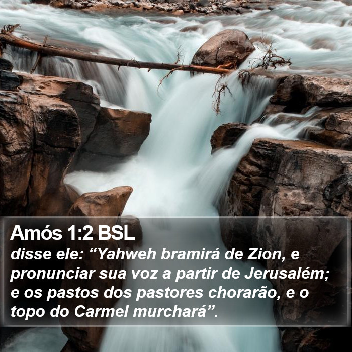 Amós 1:2 BSL Bible Study