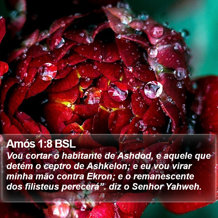 Amós 1:8 BSL Bible Study