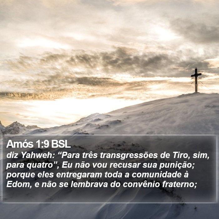 Amós 1:9 BSL Bible Study