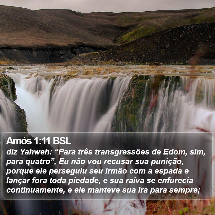 Amós 1:11 BSL Bible Study