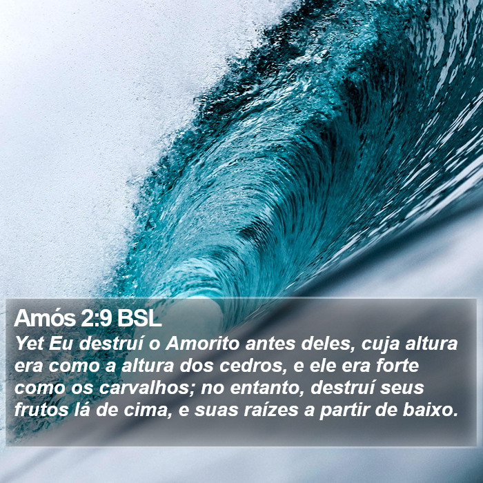 Amós 2:9 BSL Bible Study