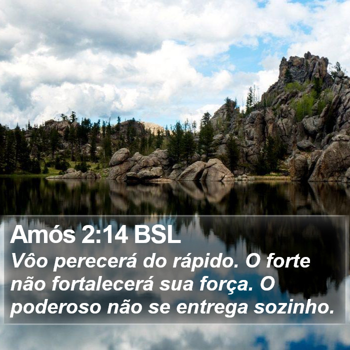 Amós 2:14 BSL Bible Study