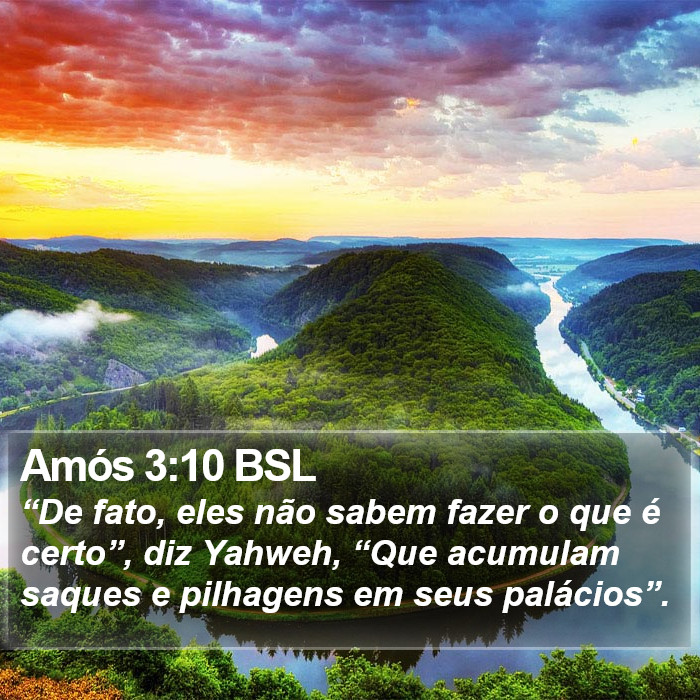 Amós 3:10 BSL Bible Study