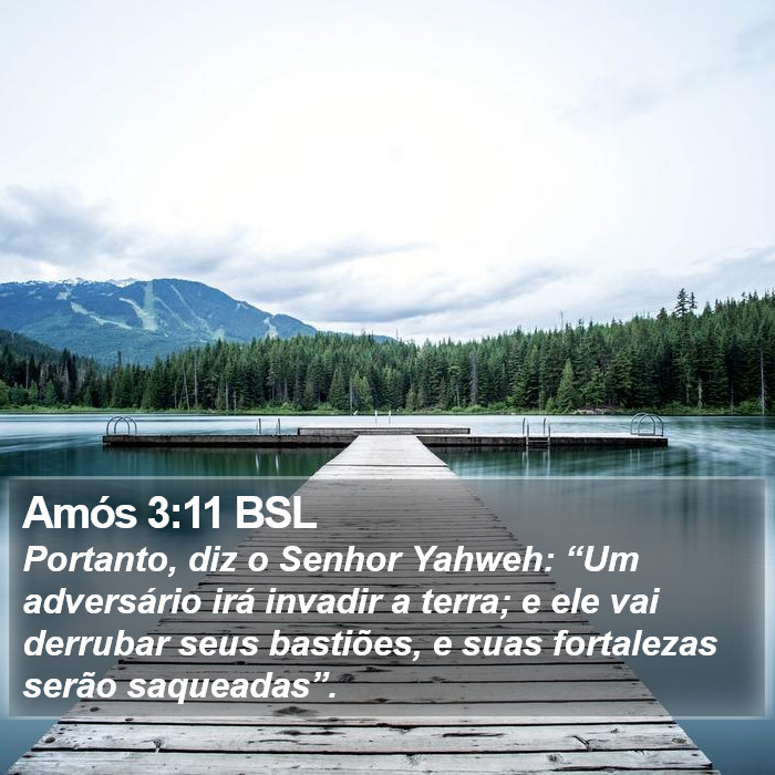 Amós 3:11 BSL Bible Study