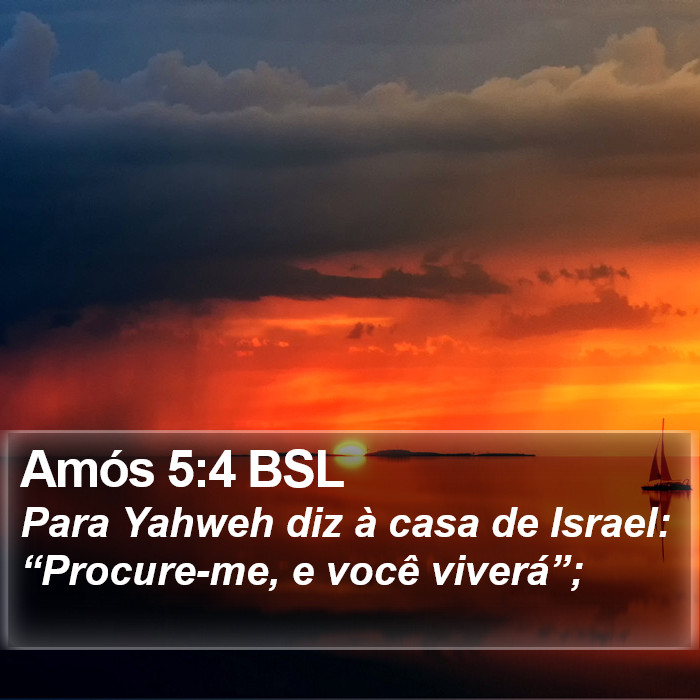 Amós 5:4 BSL Bible Study