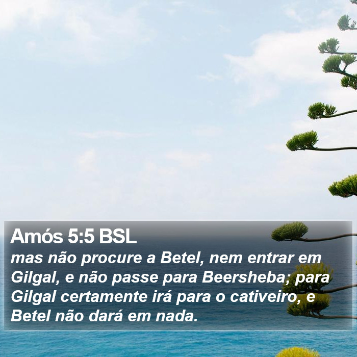 Amós 5:5 BSL Bible Study