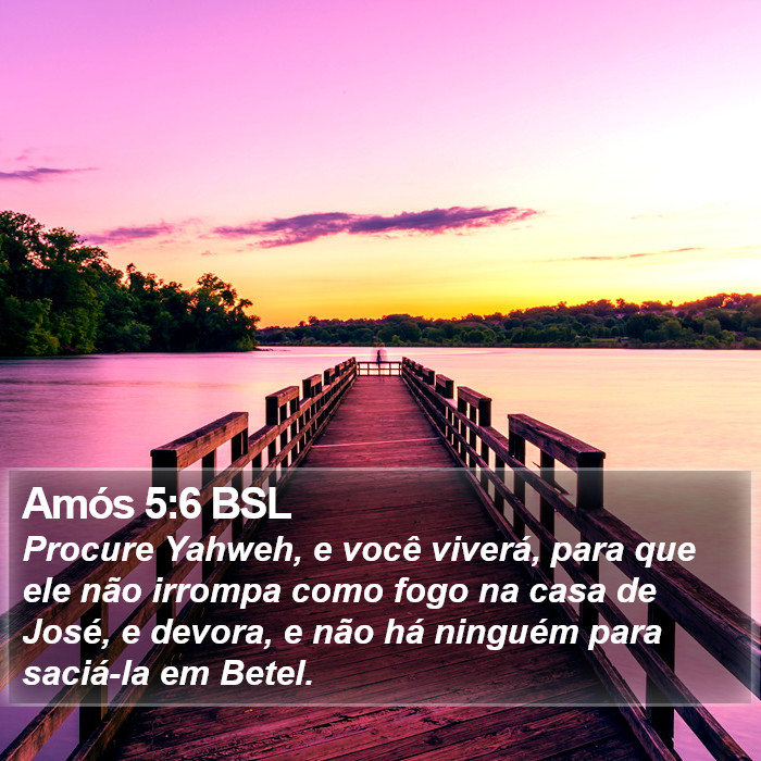 Amós 5:6 BSL Bible Study