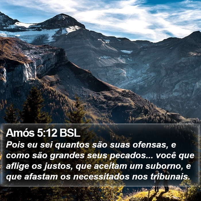 Amós 5:12 BSL Bible Study