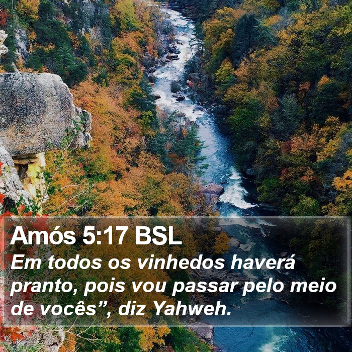 Amós 5:17 BSL Bible Study