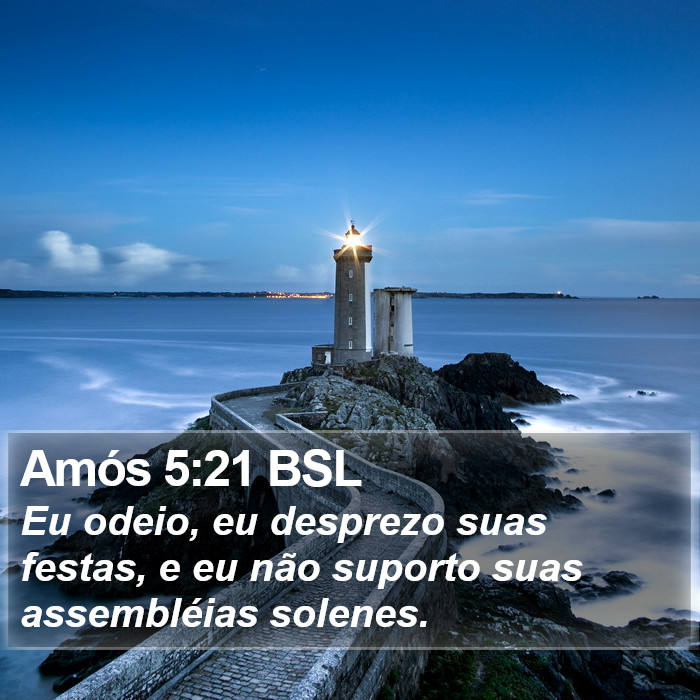 Amós 5:21 BSL Bible Study