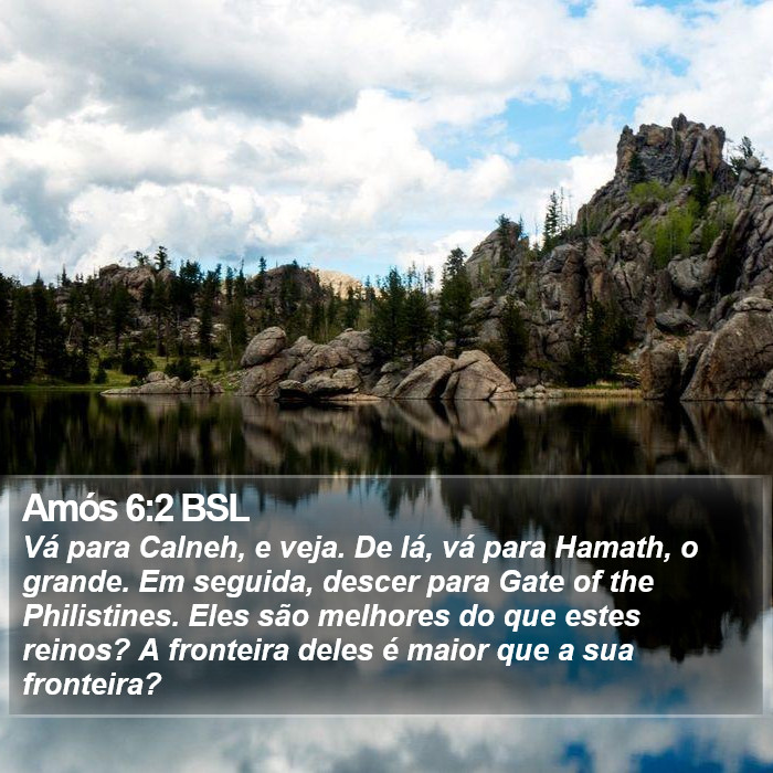 Amós 6:2 BSL Bible Study