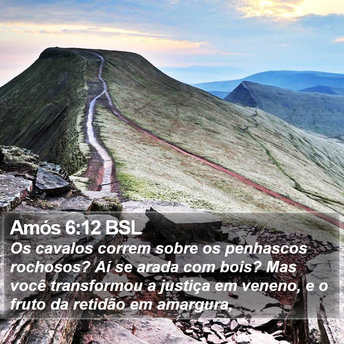 Amós 6:12 BSL Bible Study