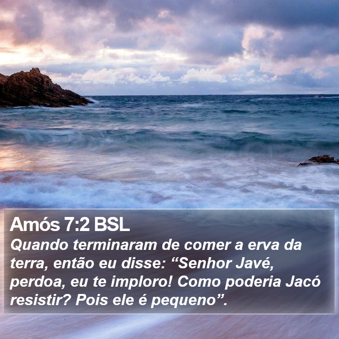 Amós 7:2 BSL Bible Study