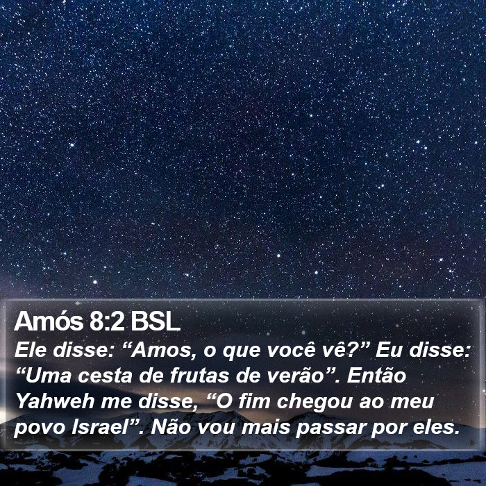 Amós 8:2 BSL Bible Study