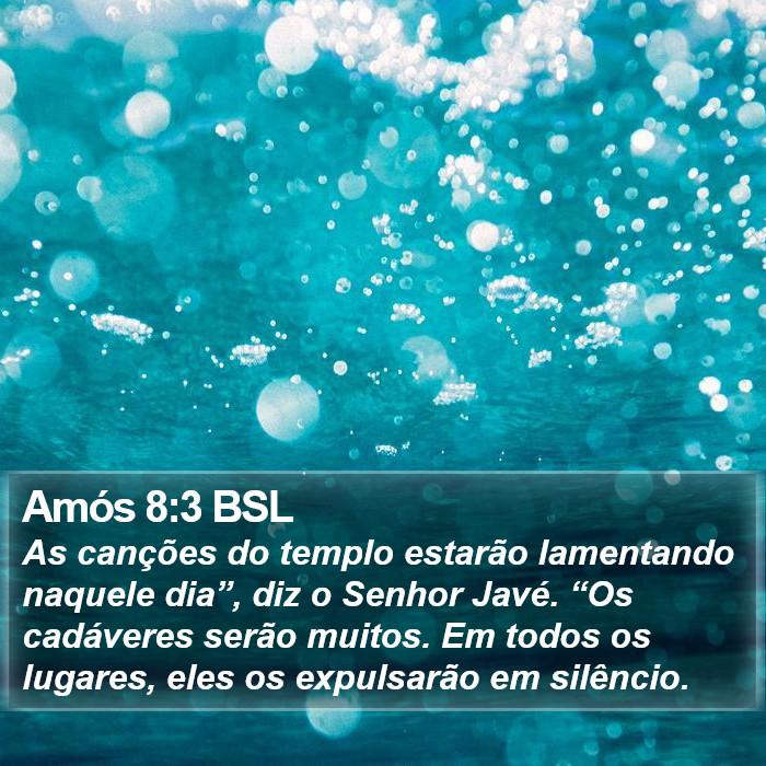 Amós 8:3 BSL Bible Study