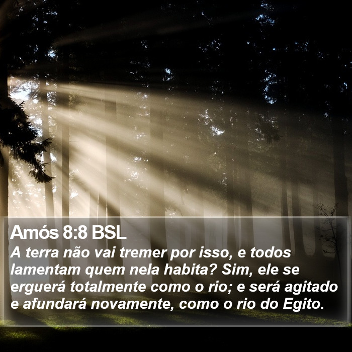 Amós 8:8 BSL Bible Study