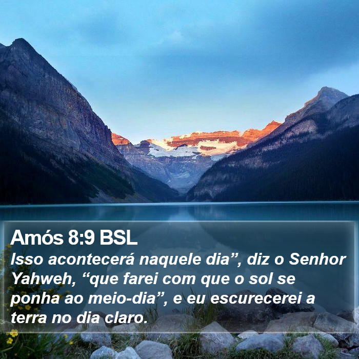 Amós 8:9 BSL Bible Study