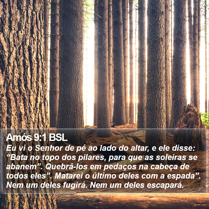 Amós 9:1 BSL Bible Study