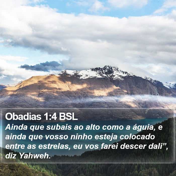 Obadias 1:4 BSL Bible Study