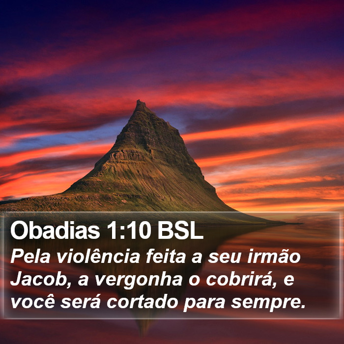 Obadias 1:10 BSL Bible Study