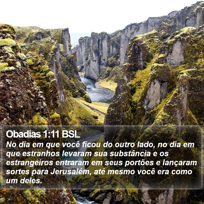 Obadias 1:11 BSL Bible Study