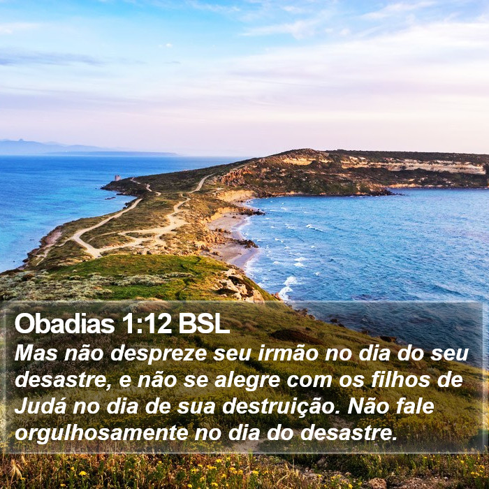 Obadias 1:12 BSL Bible Study