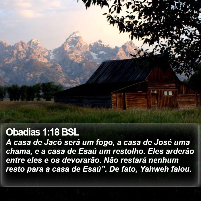 Obadias 1:18 BSL Bible Study