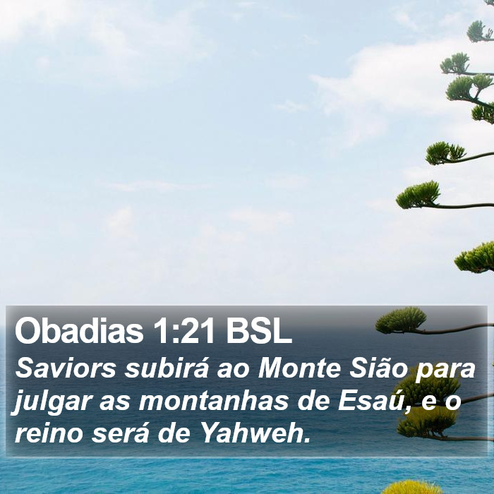 Obadias 1:21 BSL Bible Study