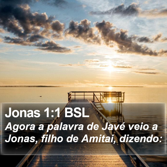 Jonas 1:1 BSL Bible Study