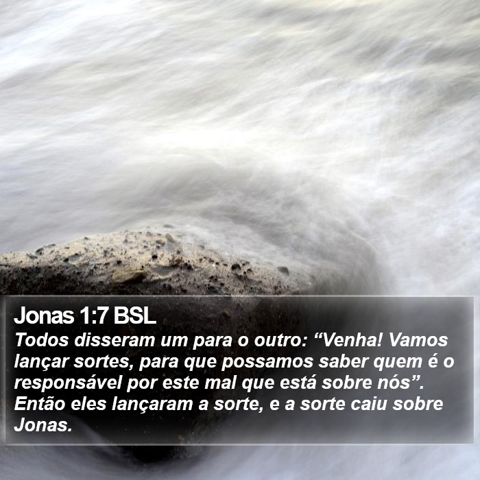 Jonas 1:7 BSL Bible Study