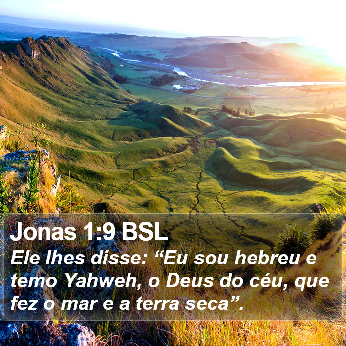 Jonas 1:9 BSL Bible Study