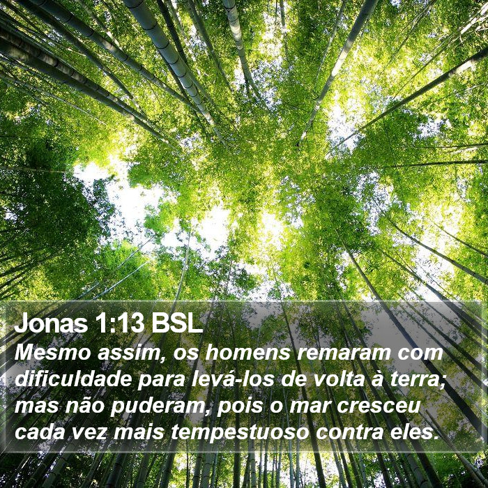 Jonas 1:13 BSL Bible Study