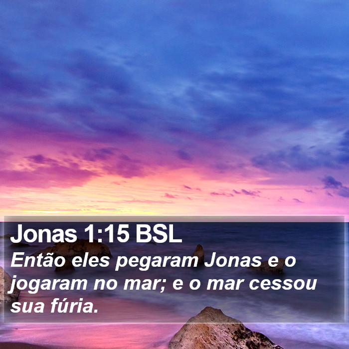 Jonas 1:15 BSL Bible Study