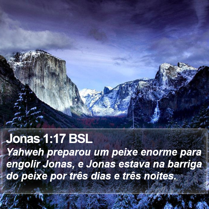 Jonas 1:17 BSL Bible Study