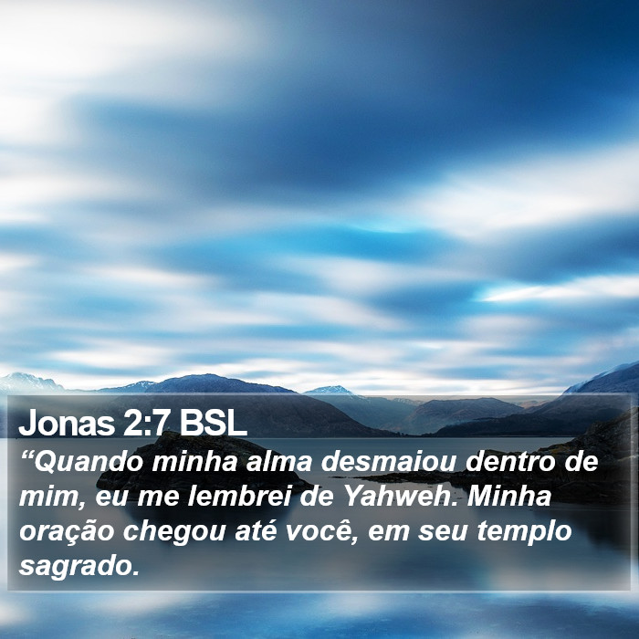 Jonas 2:7 BSL Bible Study