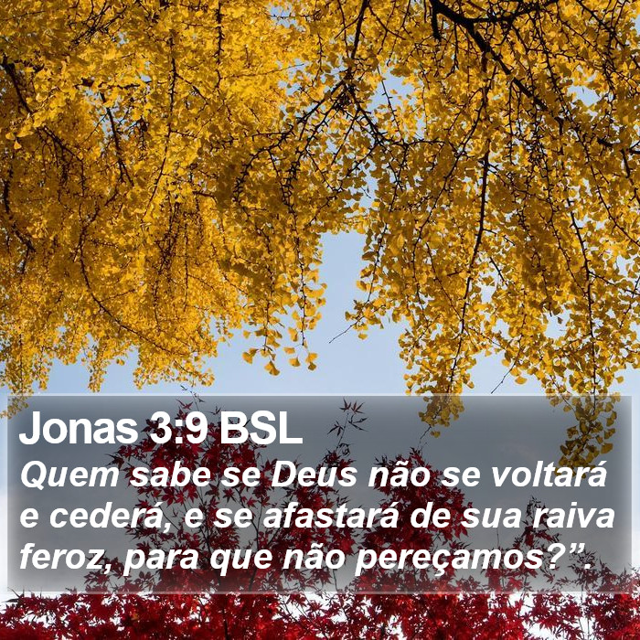 Jonas 3:9 BSL Bible Study