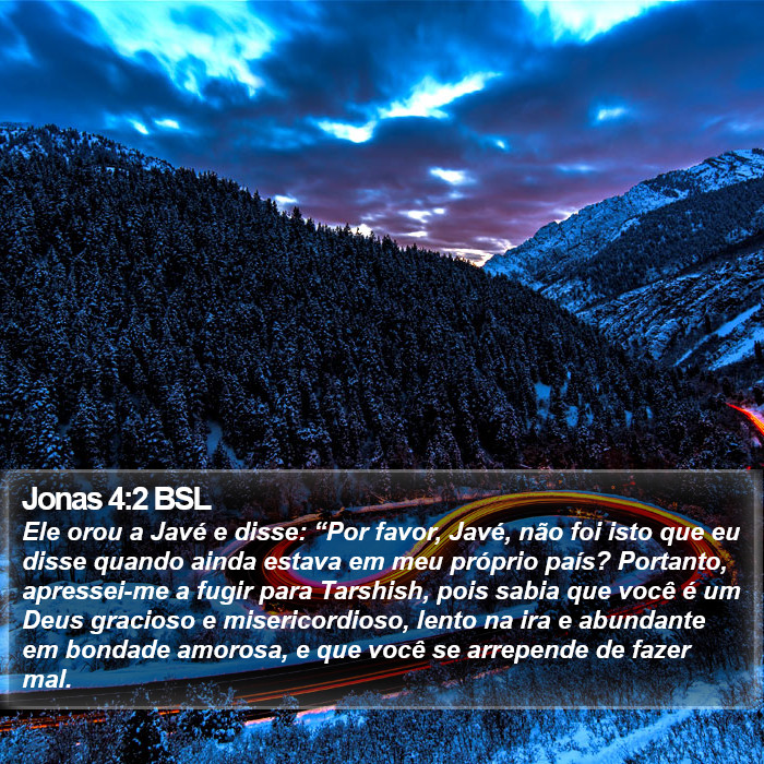 Jonas 4:2 BSL Bible Study