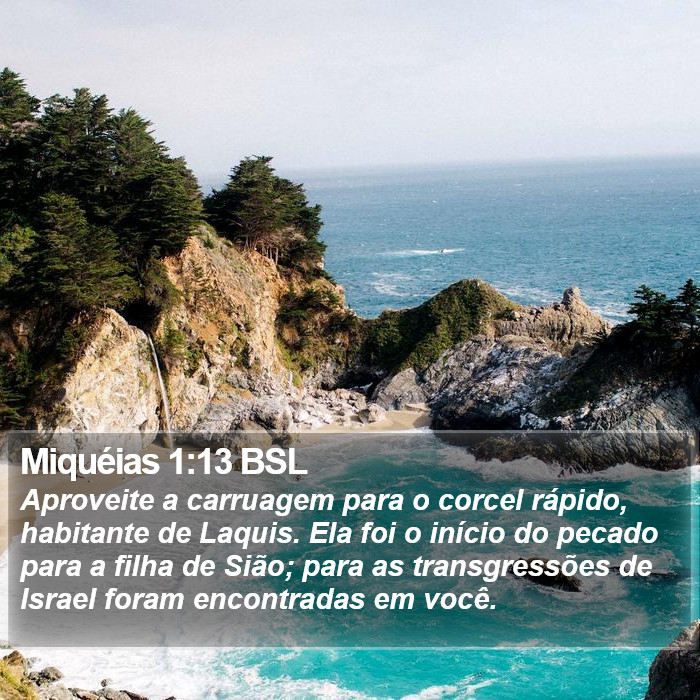 Miquéias 1:13 BSL Bible Study