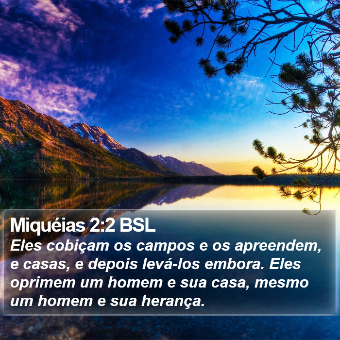 Miquéias 2:2 BSL Bible Study