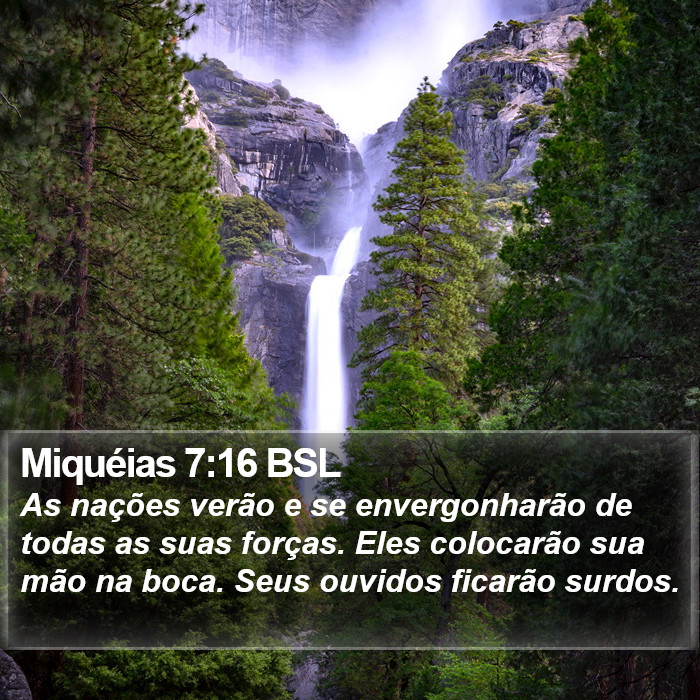 Miquéias 7:16 BSL Bible Study