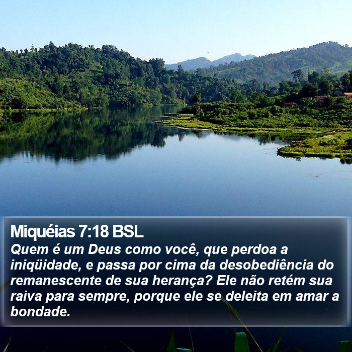 Miquéias 7:18 BSL Bible Study