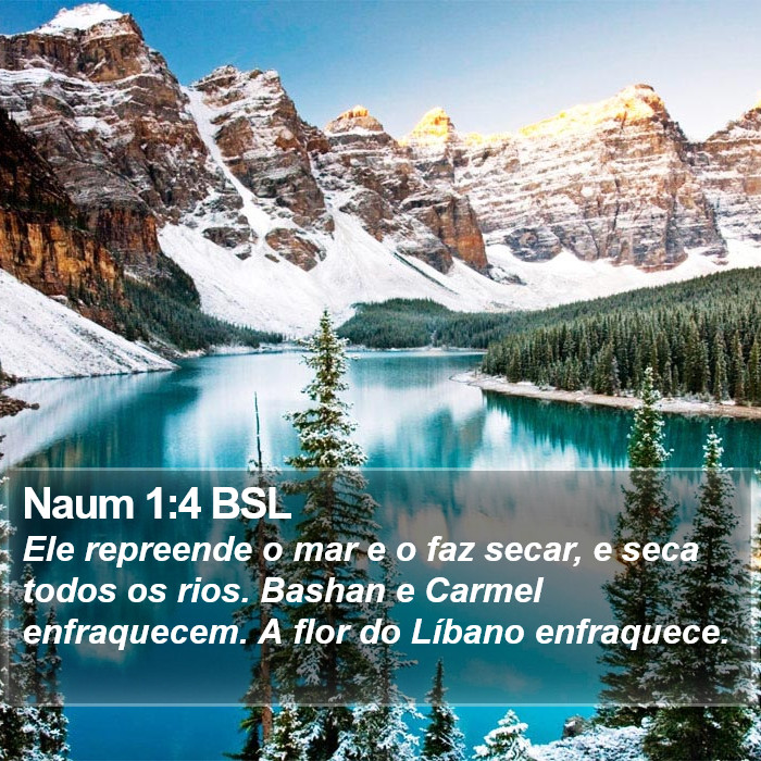 Naum 1:4 BSL Bible Study