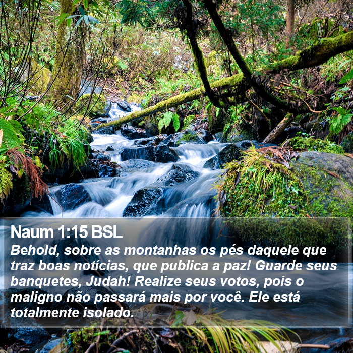 Naum 1:15 BSL Bible Study