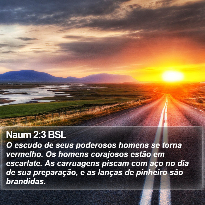 Naum 2:3 BSL Bible Study