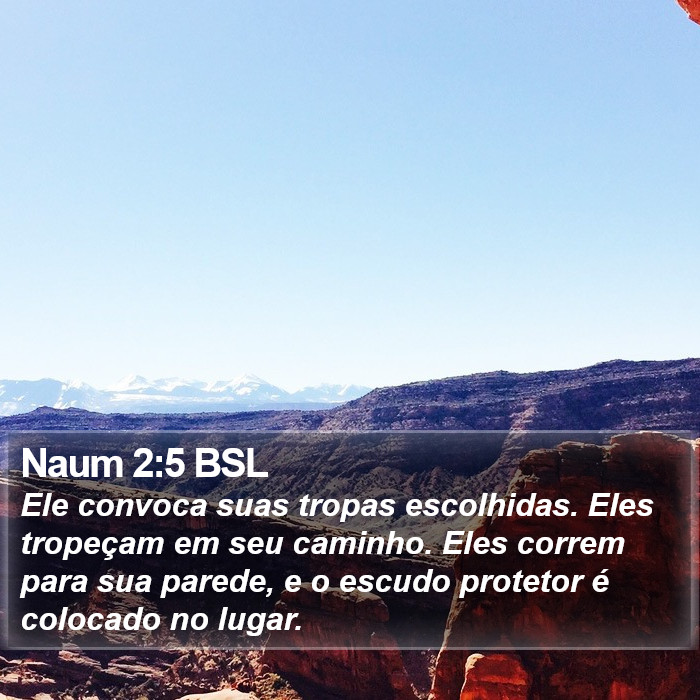 Naum 2:5 BSL Bible Study