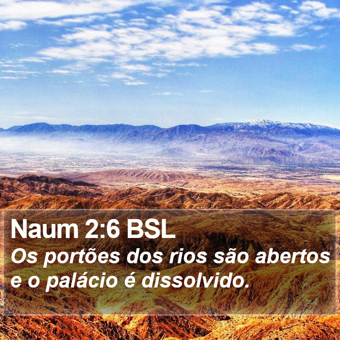 Naum 2:6 BSL Bible Study
