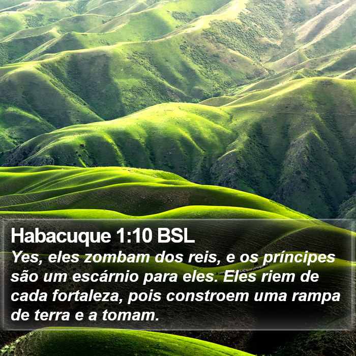 Habacuque 1:10 BSL Bible Study