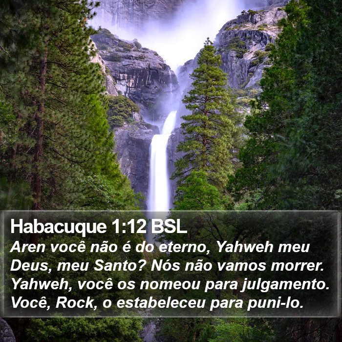 Habacuque 1:12 BSL Bible Study