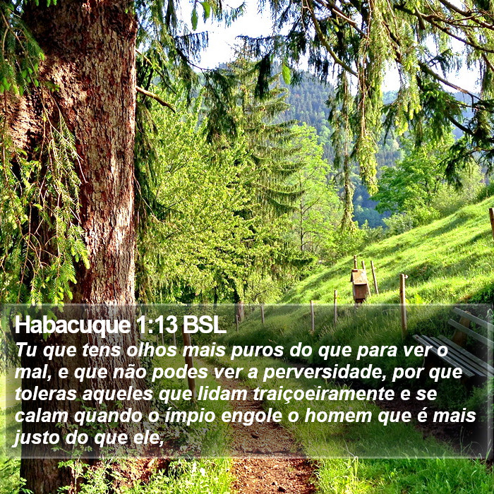 Habacuque 1:13 BSL Bible Study